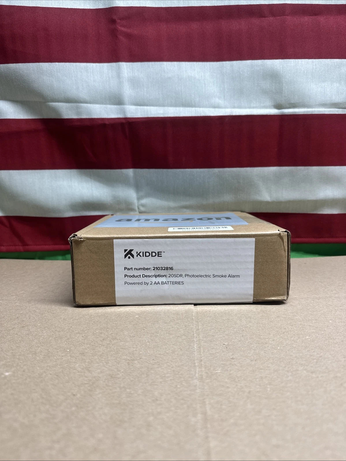 KIDDE 20SDR Photoelectric Smoke Alarm AA Battery Powered LED Warning*