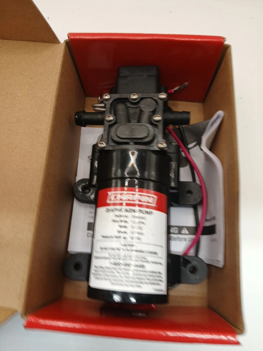 Chapin 12-volt/1.0 Gpm Diaphragm Pump | Black International