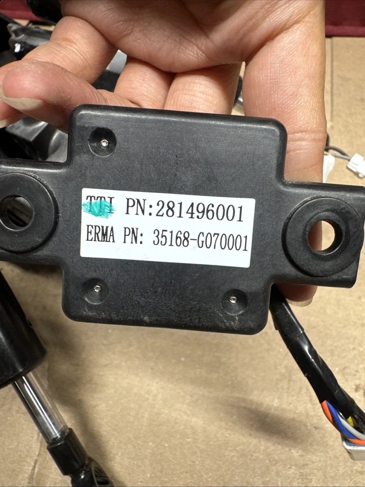 Joystick Assy w/ Sensors & Mixing Board . Ryobi Z30Li 80v Zero Turn Mower