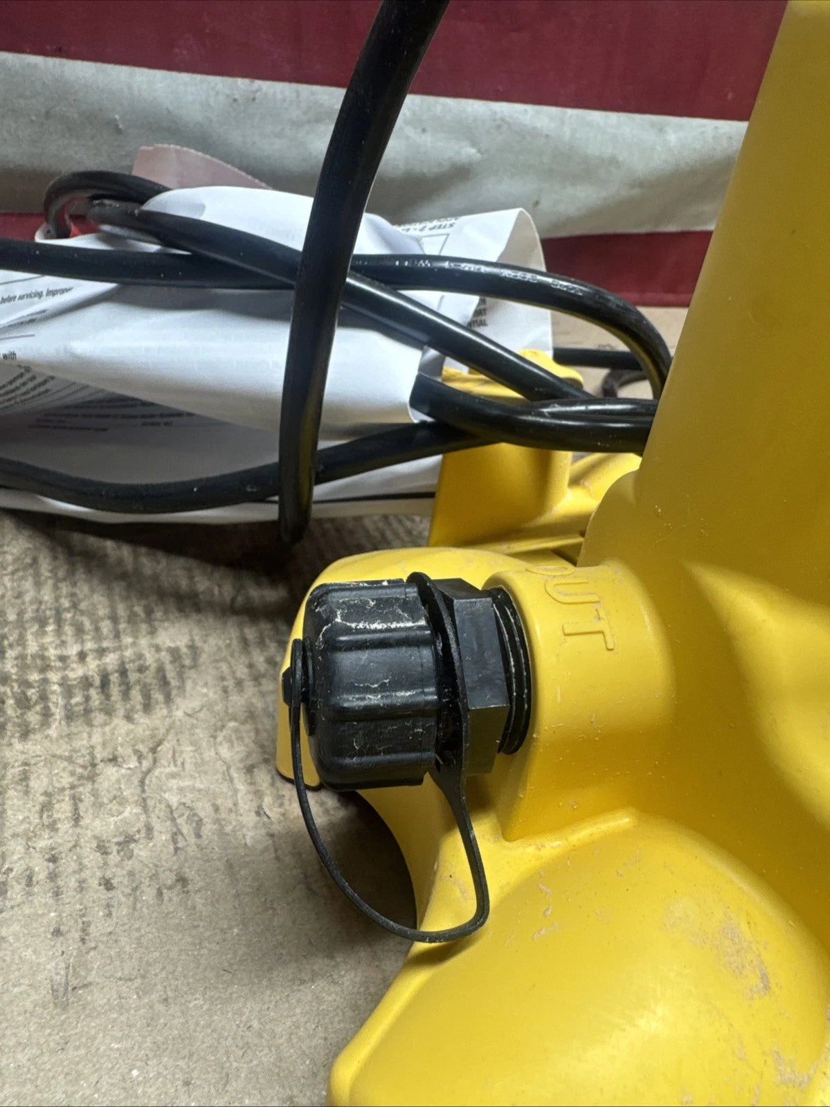 Wayne 1/6 HP WaterBUG Submersible Utility Pump with Multi-Flo Technology USED'