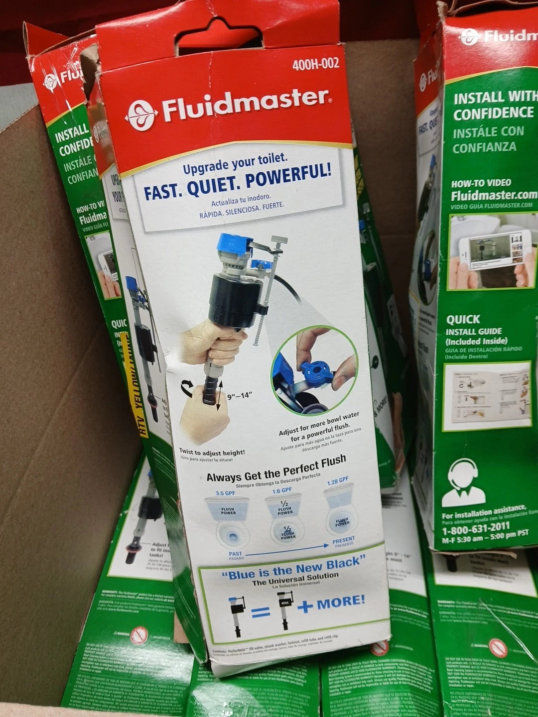 LOT OF 8 Fluidmaster 400H-002 Performax Universal Toilet Fill Valve.