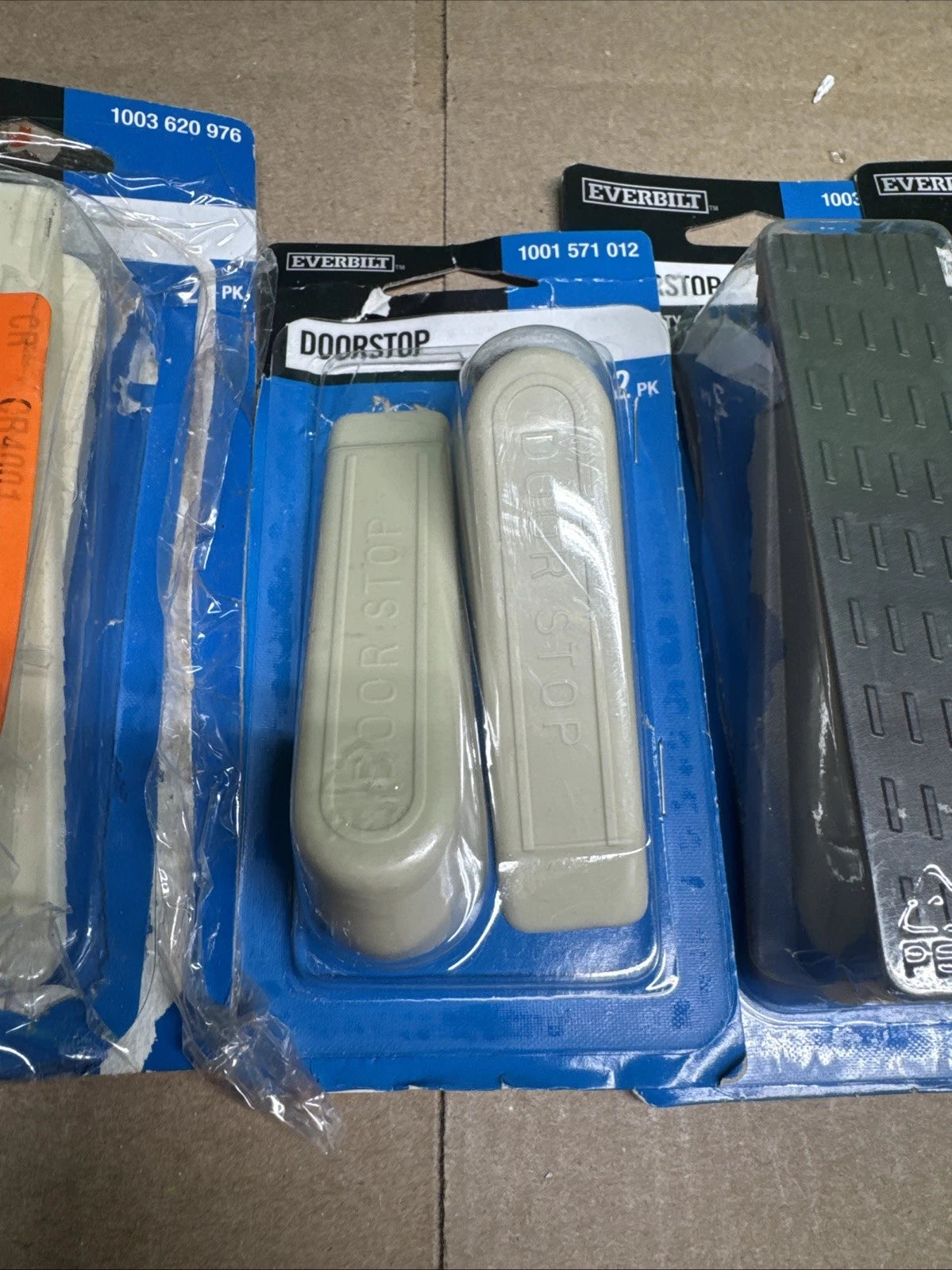 (LOT OF 6) Heavy-Duty Beige Rubber Door Stop (11-Pack)