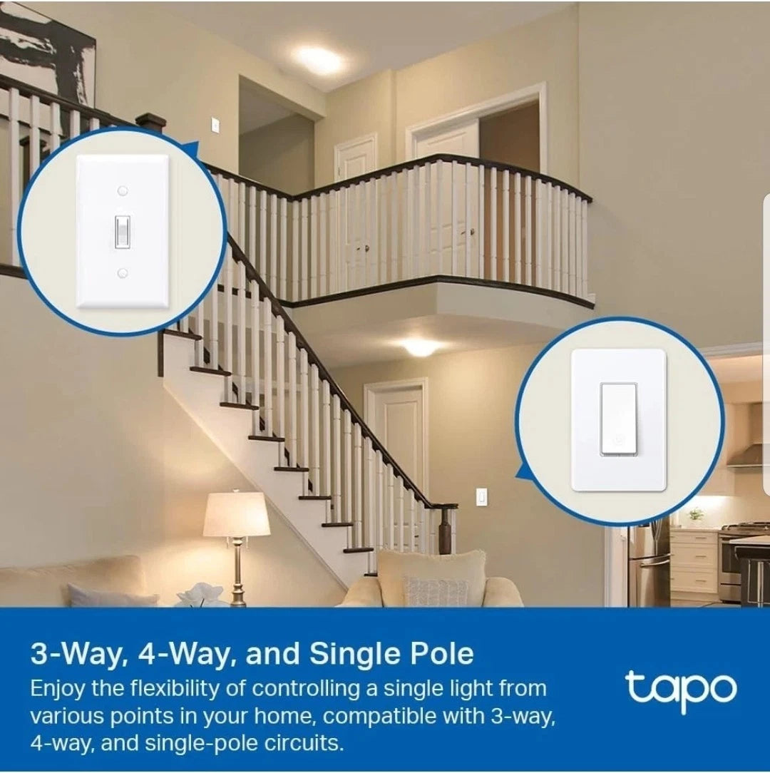 TP-Link Tapo Smart Switch Tapo S515 White Energy Monitoring Toggle Switch