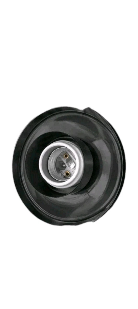 Yansunb. 3-Light Modern Vanity Light w Black Finish and Clear Glass Shade