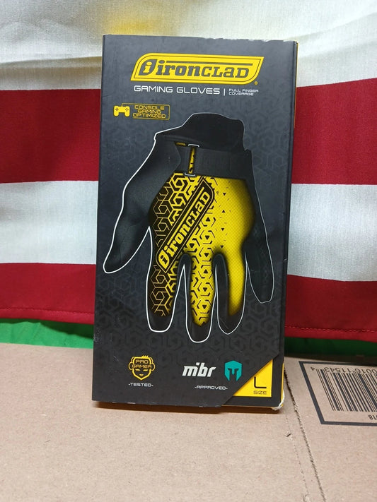 Ironclad Console Gaming Gloves, Precision Fit, Performance Grip, Touchscreen