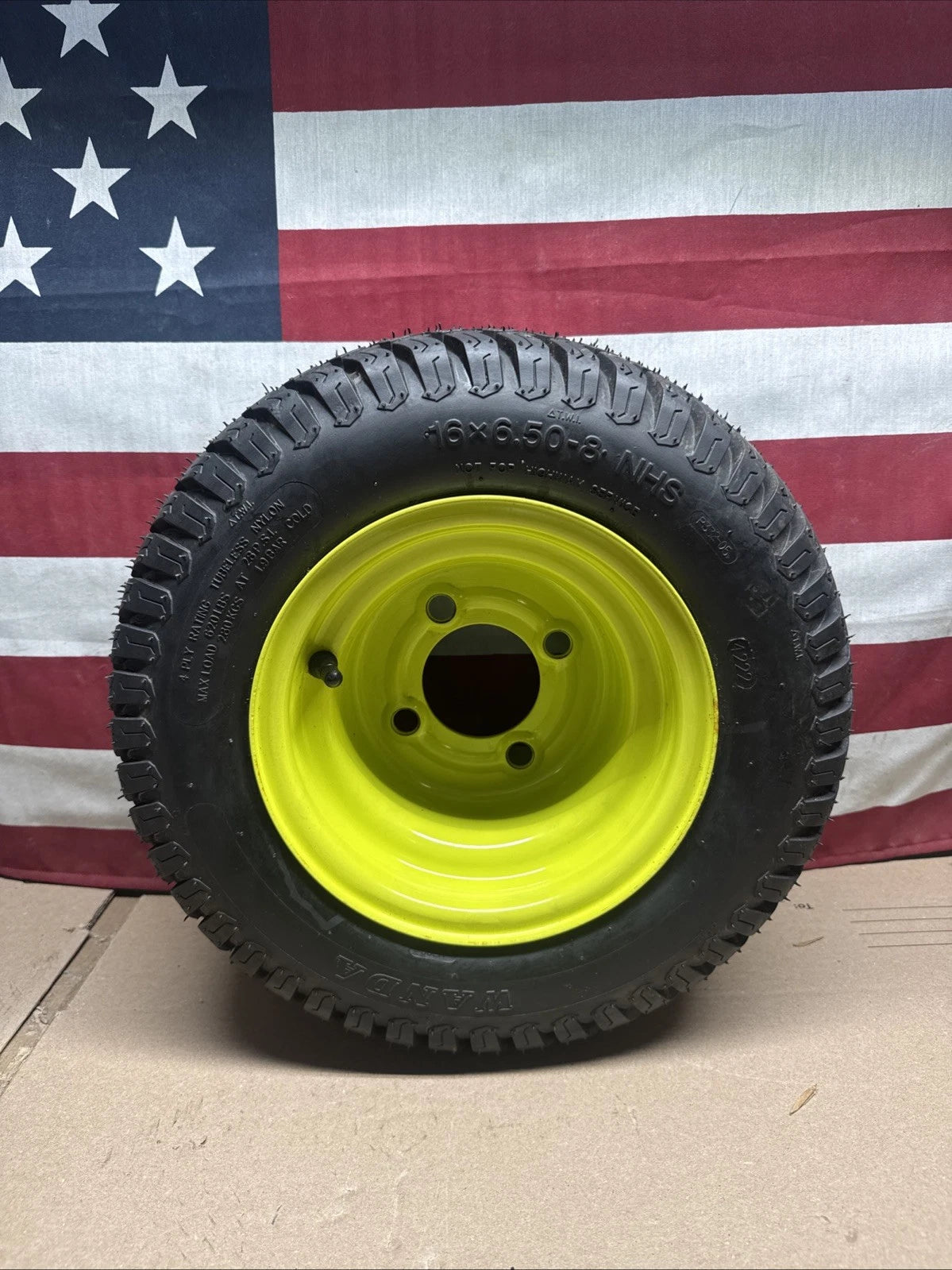 Rear Wheel And Tire For Ryobi Z30Li 80V Zero Turn Lawn Mower