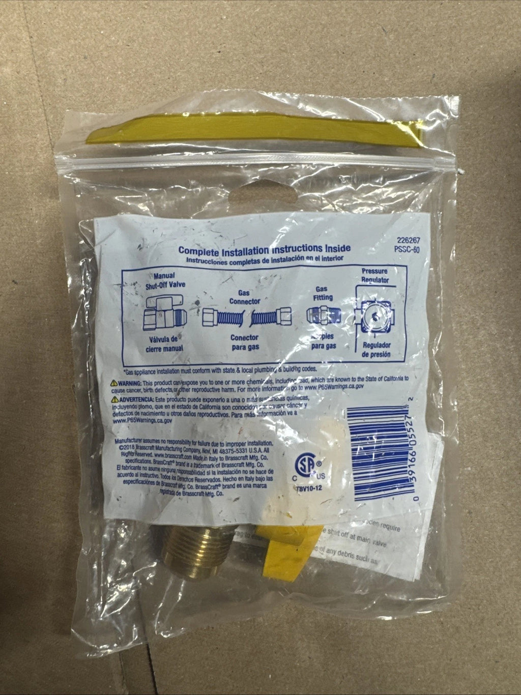 Lot Of 40 BrassCraft PSSC-60 3/4" FIP Gas Ball Valve w/ 58" OD Flare NEW