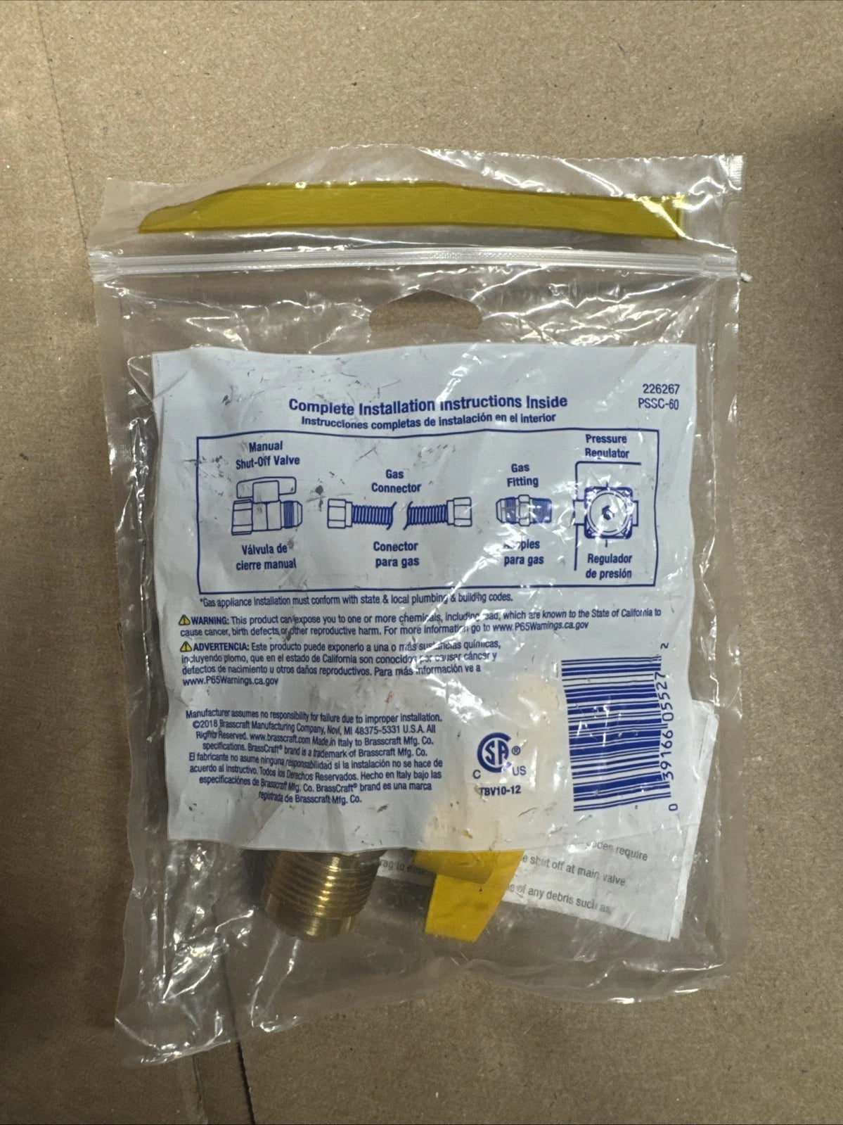 Lot Of 40 BrassCraft PSSC-60 3/4" FIP Gas Ball Valve w/ 58" OD Flare NEW