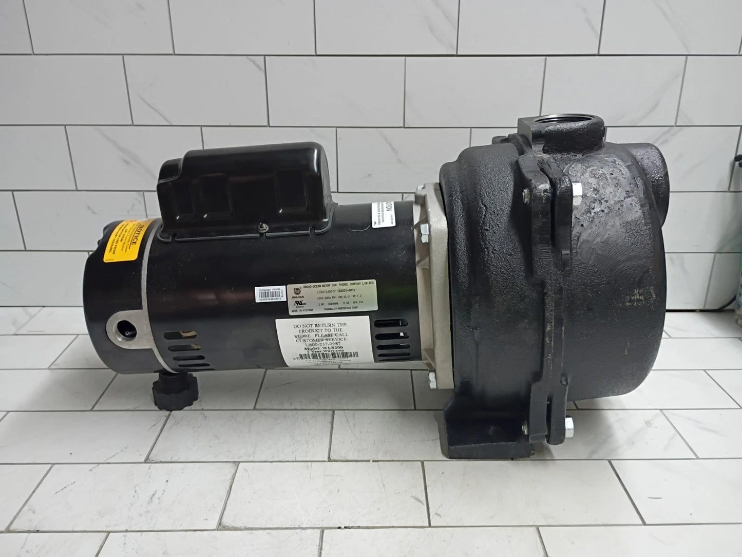 Wayne 58409-WYN1, 2 HP Permanent Lawn Irrigation Sprinkler Pump Open Box,