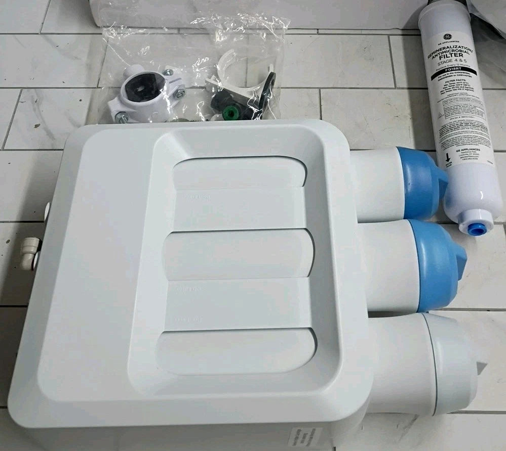 GE Under Sink 5-Stage Reverse Osmosis Water Filtration System GXRV40TBN