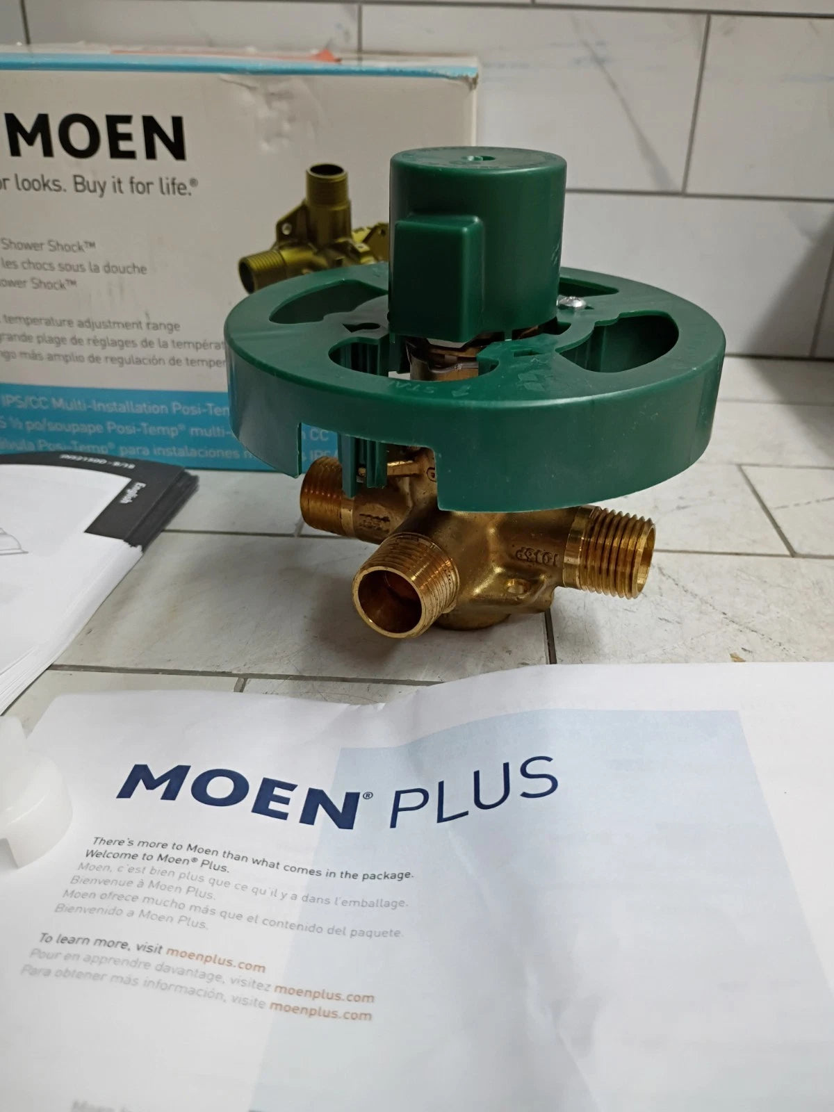 Moen 82510 1/2 Inch Posi-Temp Pressure Balanced Rough-In Tub/shower Valve, OB