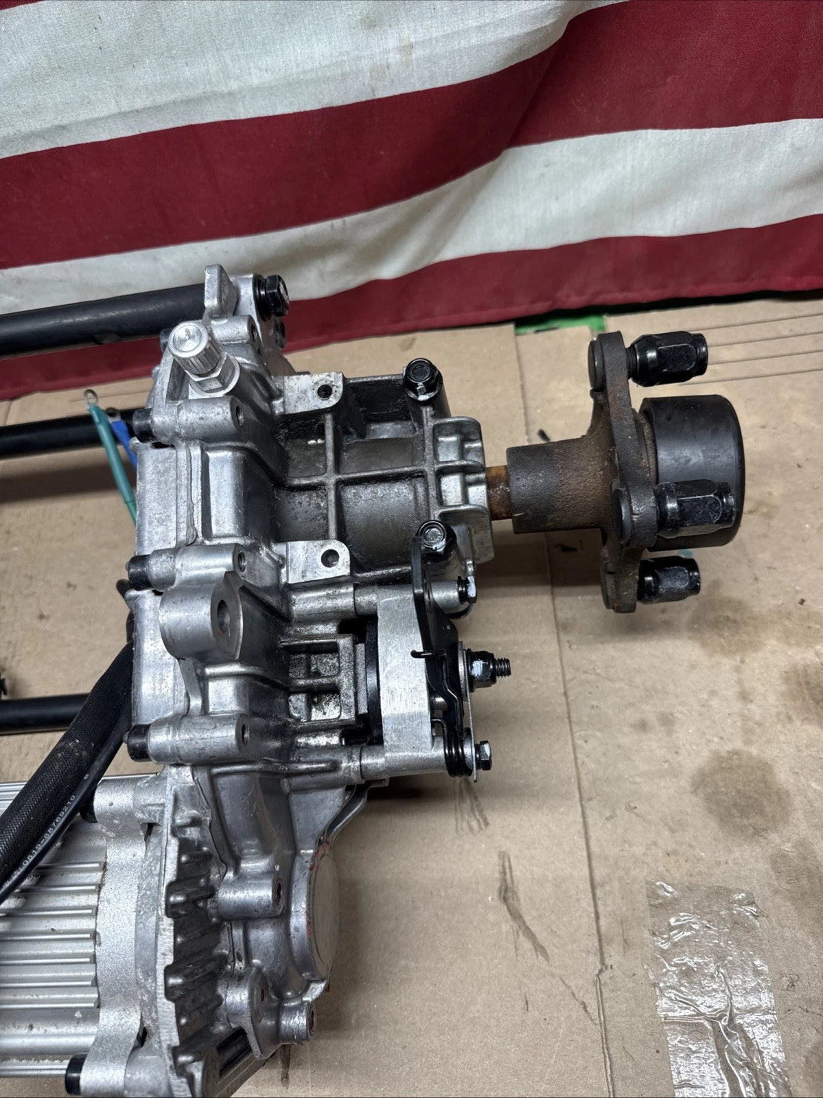 Complete Drive Motor & Transaxle Assembly Ryobi 30" Z30Li 80v Zero Turn Mower