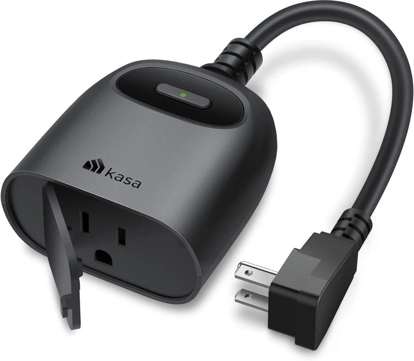 2-PK Kasa Outdoor Smart Plug Wi-Fi Outlet Timer, Works with Alexa & Google KP401