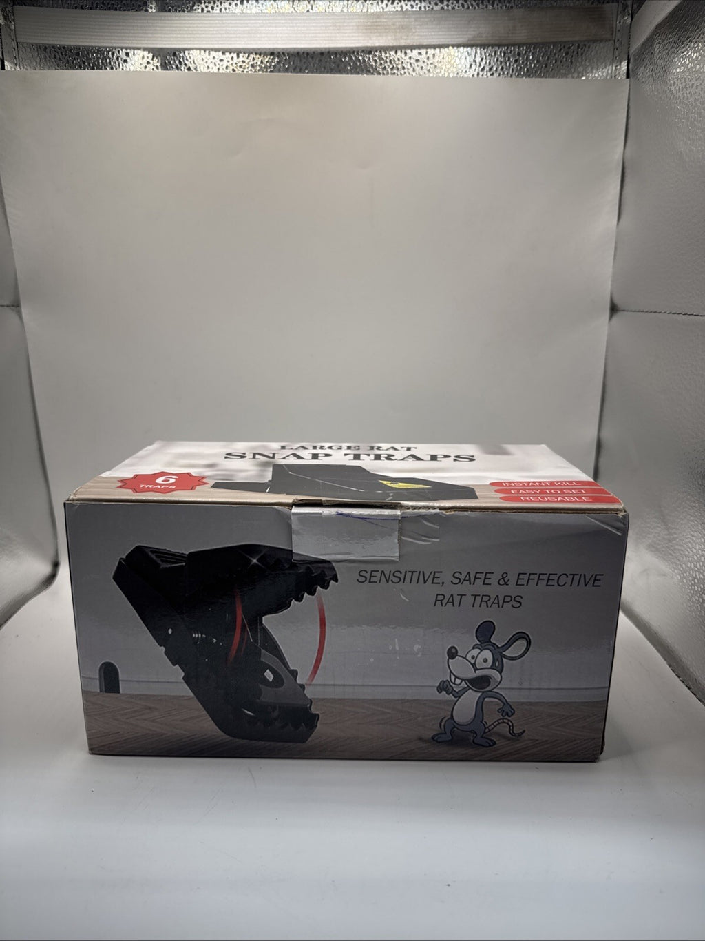 Feeke Rat Trap, Large Mouse Traps, Mouse Traps Indoor for Home, Instant Kill