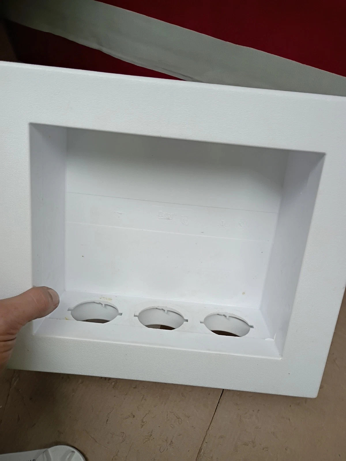 4PK Quadtro 38529 Washing Machine Outlet Box'' Oatey 4 Options Model, Open Box,