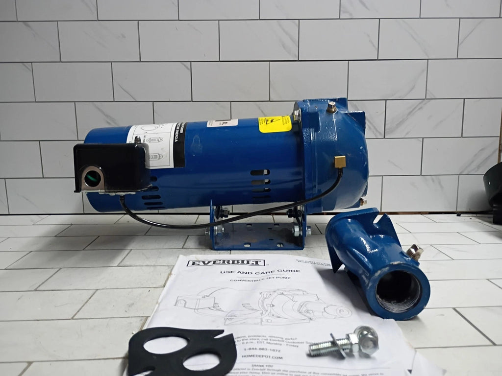Everbilt HDCWJ10, 1 HP Professional Convertible Jet Pump PARTS ONLY READ