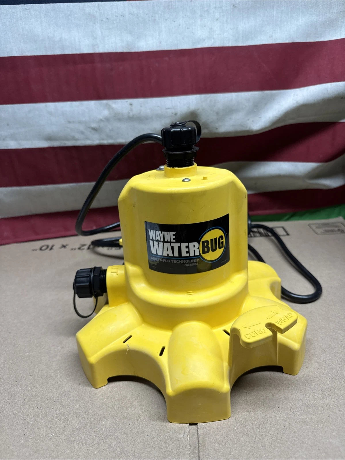Wayne 1/6 HP WaterBUG Submersible Utility Pump with Multi-Flo Technology USED]