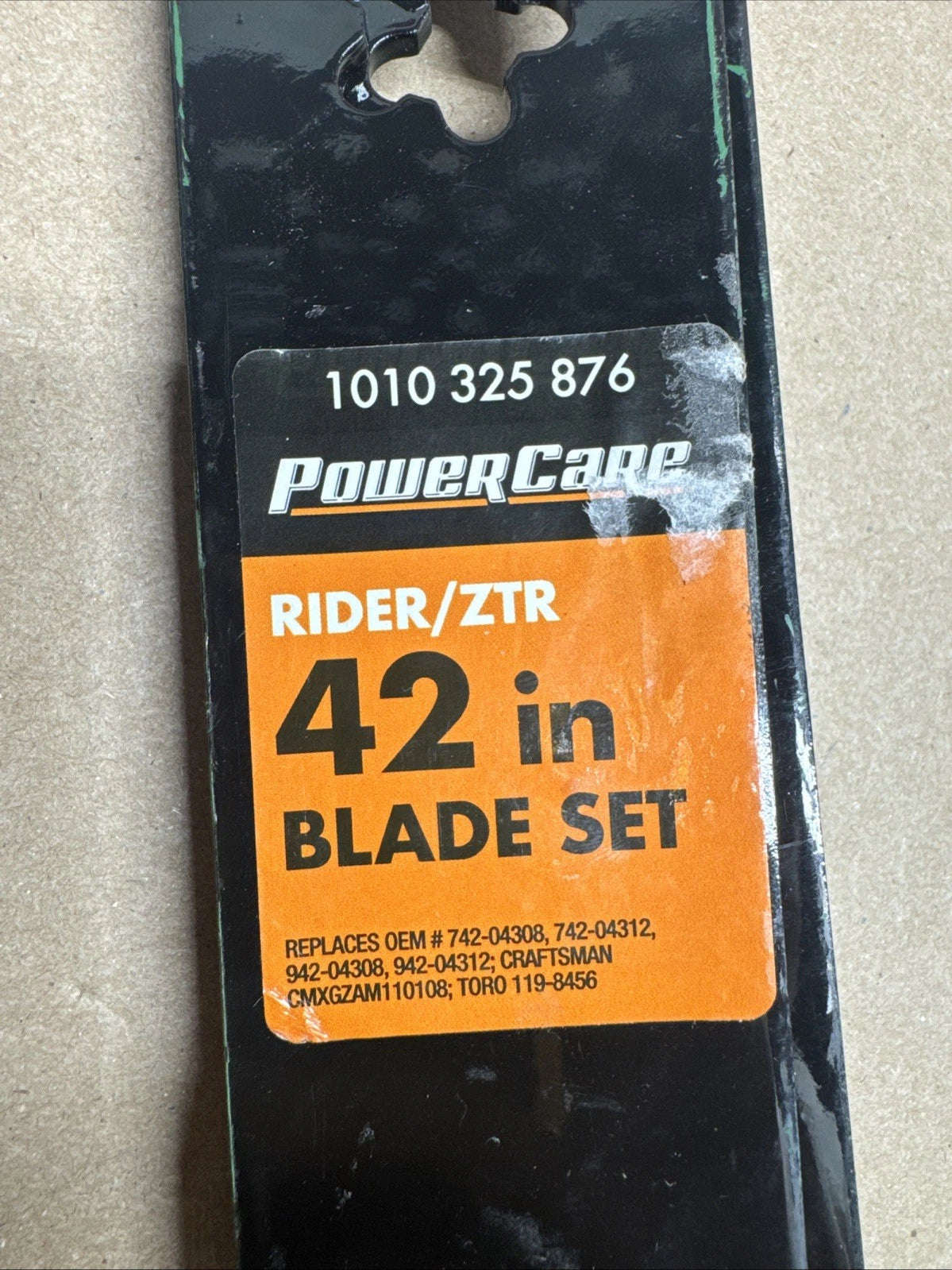 Powercare 42" Blade Set Rider/ZTR Craftsman Cub Cadet Troy-Bilt Toro Mowers