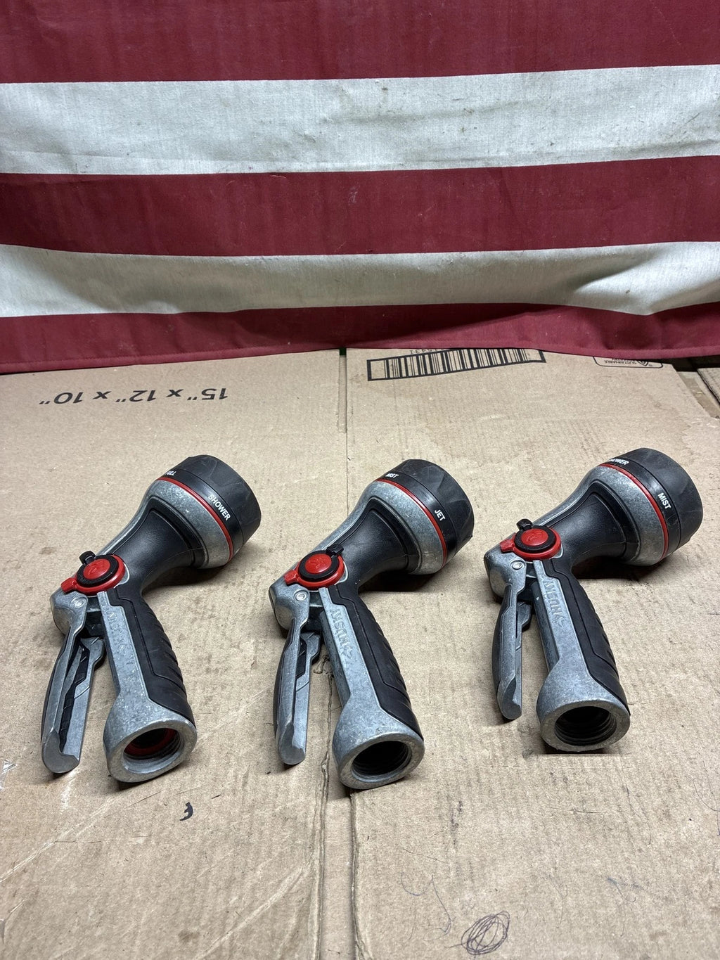 3-PK Husky PRO Rear Trigger Multi-Pattern Nozzle