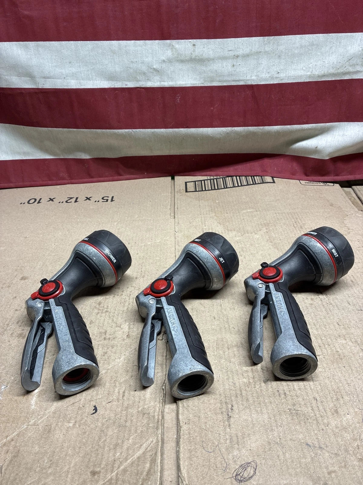 3-PK Husky PRO Rear Trigger Multi-Pattern Nozzle