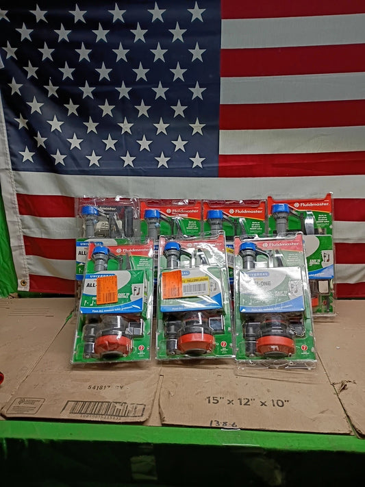 LOT OF 7 Fluidmaster Universal Complete Toilet Rebuild Repair Kit 10" H400ARHRK.