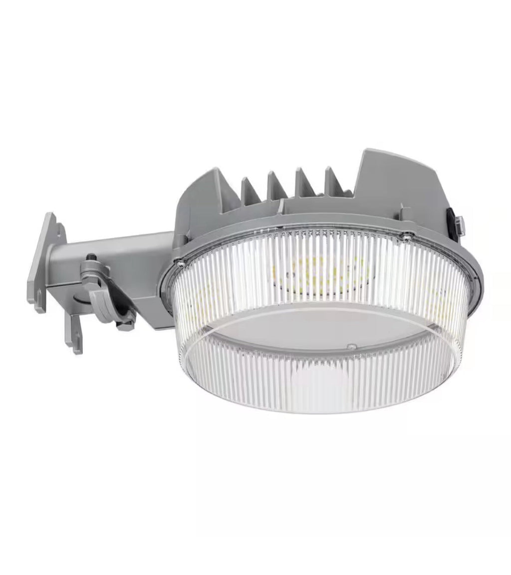 HALO ALB 125-Watt Equivalent Integrated LED Gray Dusk to Dawn Area Light, 4000K