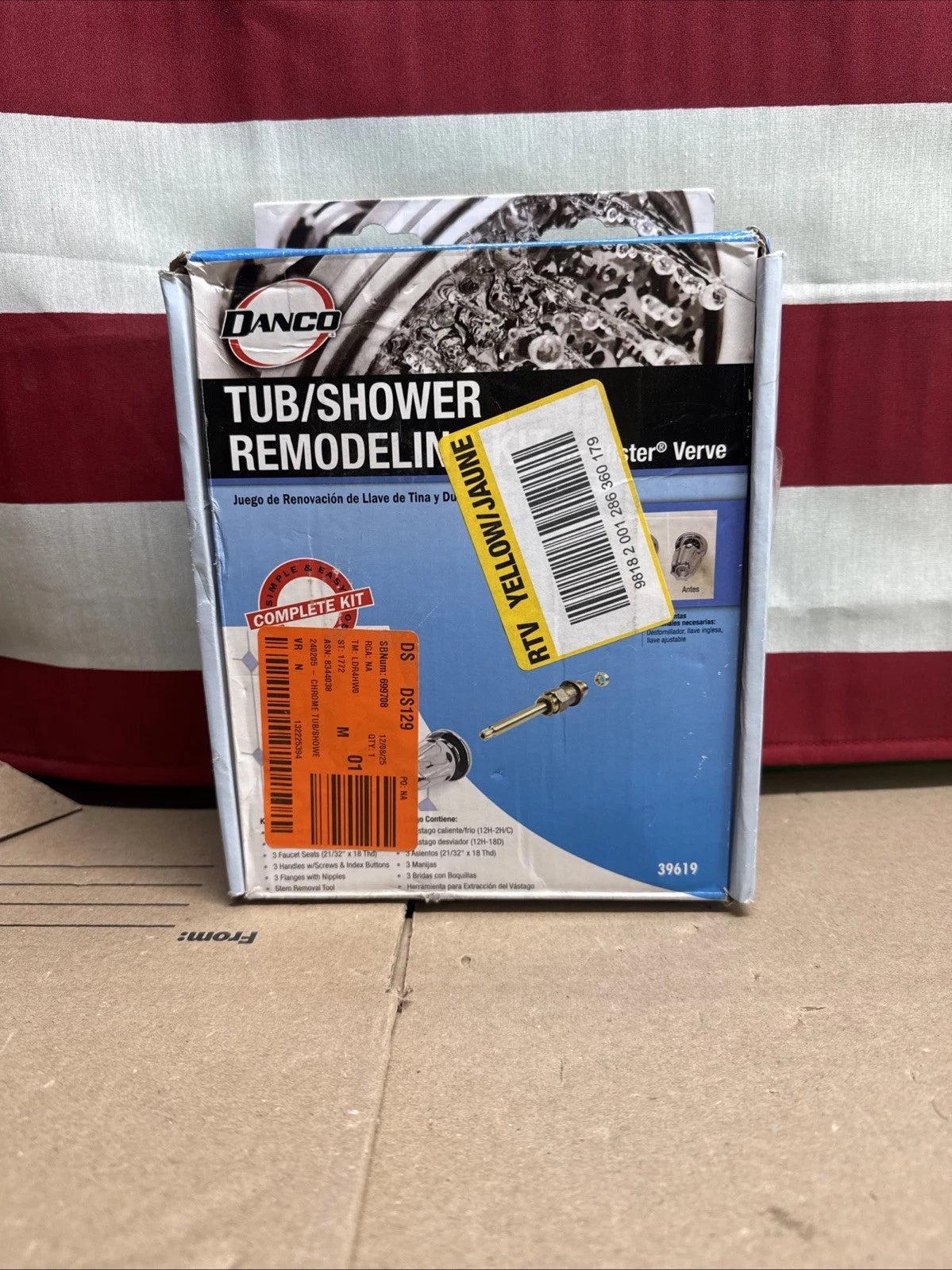 NEW OB Tub/Shower Remodeling Kit for Pfister Verve - CHROME - 39619 (ob)