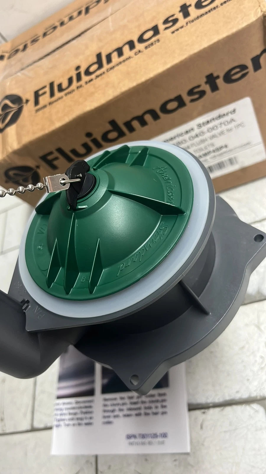 American Standard 3280.040-0070A Flush Valve Assembly & Mounting Hardware