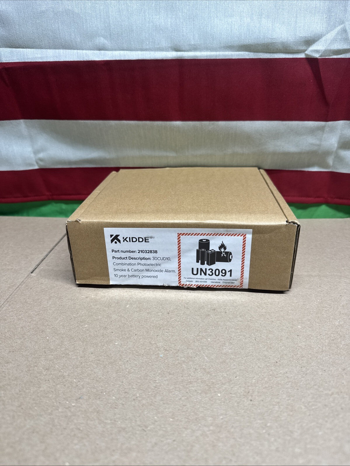 Kidde Smoke & CO Detector. 10-Year Battery, LED Warning Indicators 30CUD10)
