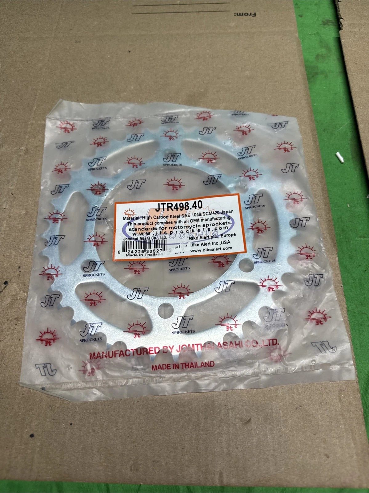 JT Sprockets - JTR498.40 - Rear Sprocket - 40 Tooth - ZX6R