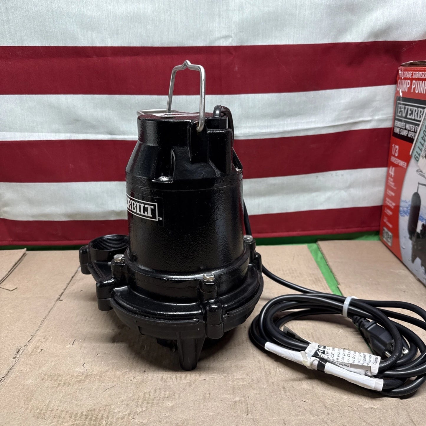 Everbilt 1/3 HP Cast Iron Submersible Sump Pump HDS30 NOB