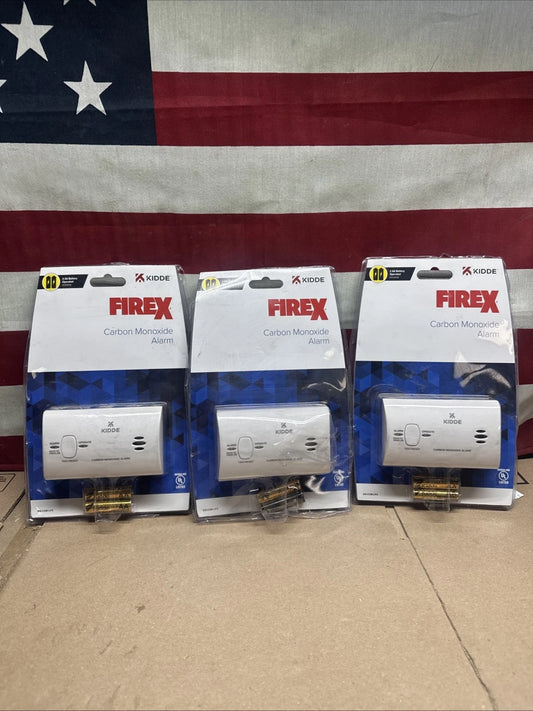 3 Pack Kidde FireX Carbon Monoxide Alarm KN-COB-LP3 Battery Operated