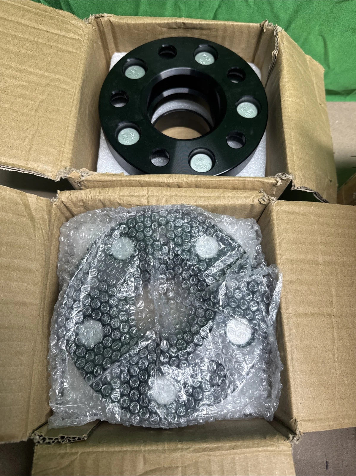 KSP 5x114.3 Wheel Spacers for Compass Fusion Escape, 1" (25mm) Hubcentric Spacer