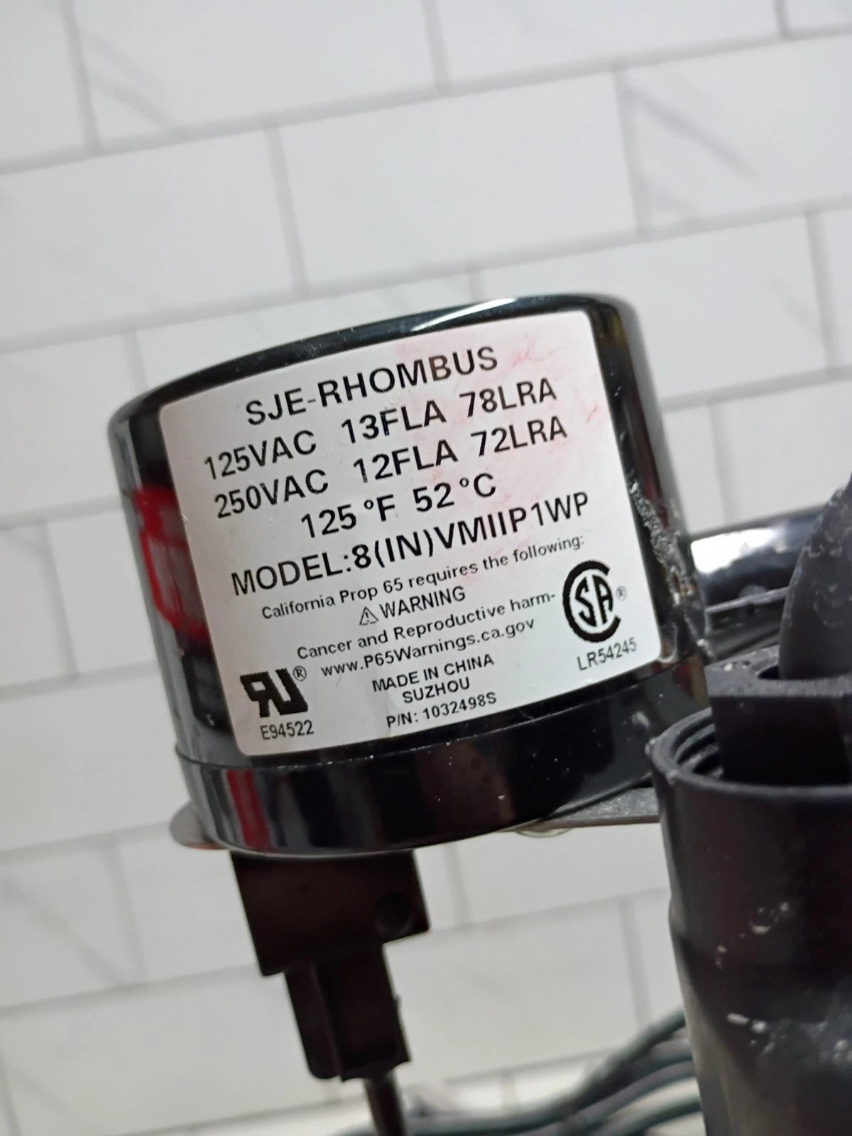 Everbilt 1/3 HP Aluminum Sump Pump Submersible Vertical Switch- HDSP33V USED