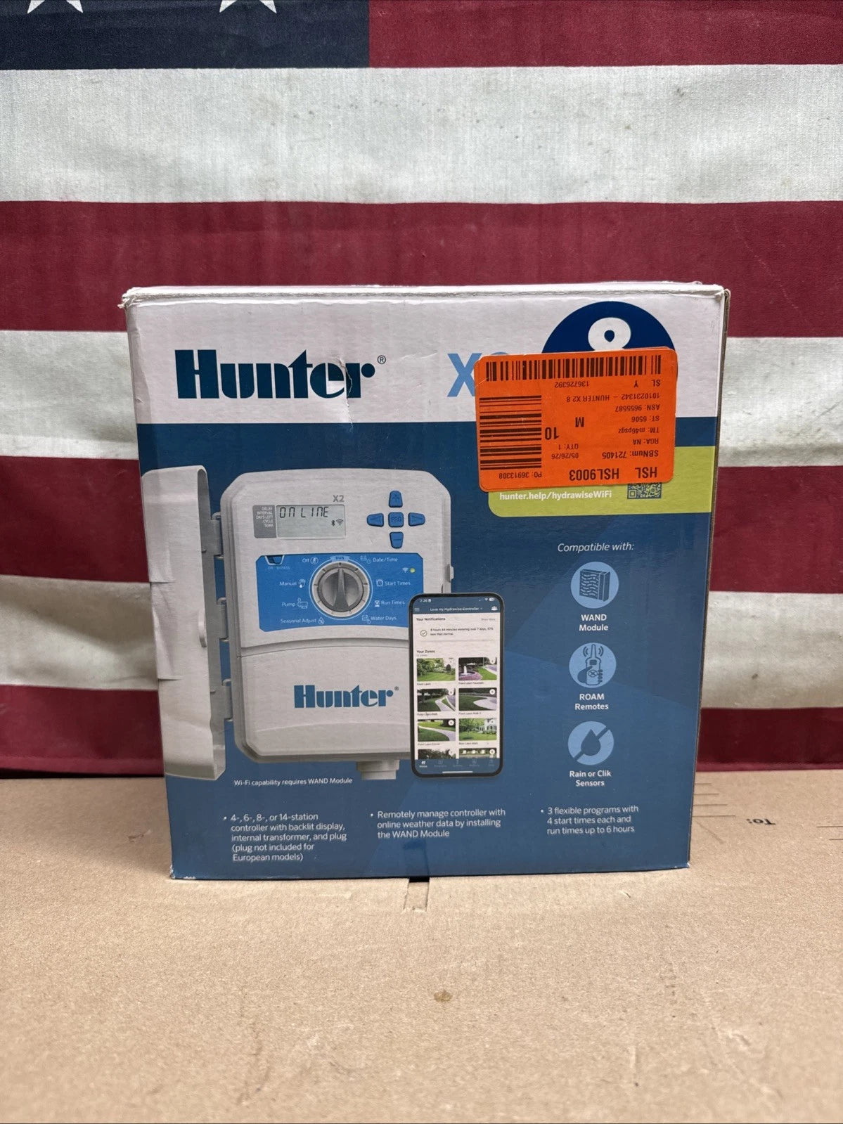 8 Zone Sprinkler Controller Outdoor Irrigation Timer Weather Based Scheduling