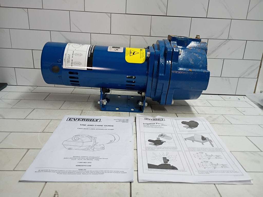 Everbilt 1-1/2 HP Cast Iron Lawn Irrigation Pump 115 /230 Dual Voltage FOR PARTS