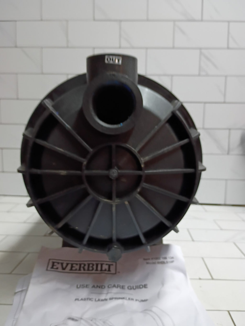 Everbilt HDLS15P Lawn Irrigation Pump Plastic 1-1/2HP HDLS15P Open Box