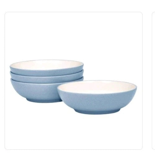 2pk Colorwave Collection Noritake Set Of 4 Bowls, Ice 8099 New Open Box