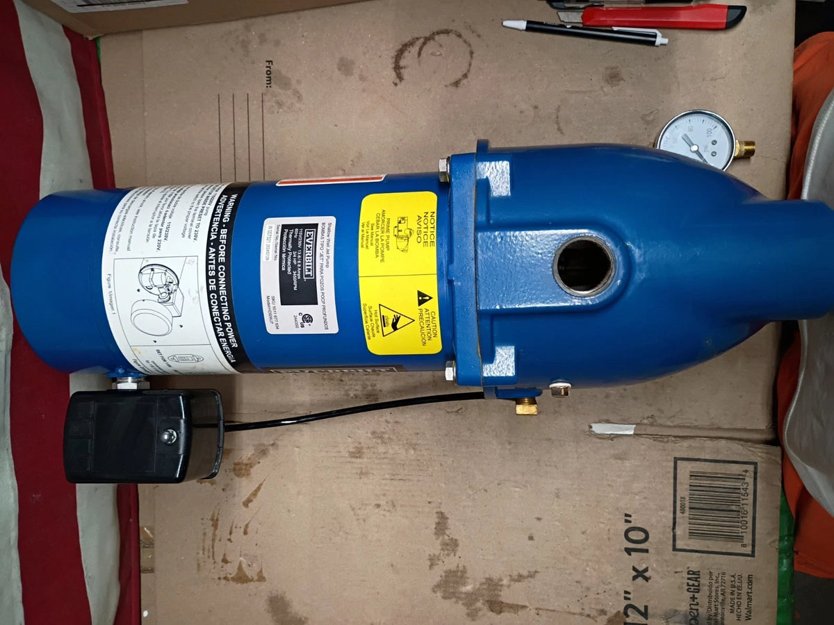 Everbilt HDSWJ7 3/4 HP Cast Iron Shallow Well Jet Pump *For Parts *