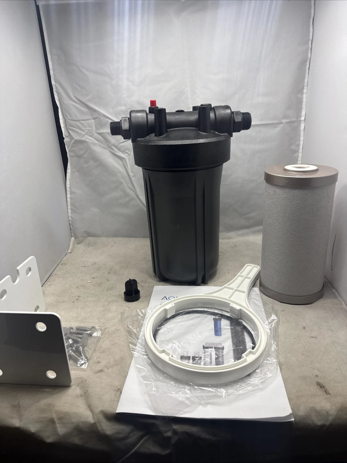 Aquasure Fortitude 10” Whole House Water Filter/ Aquatrol Electronic Valve Meter