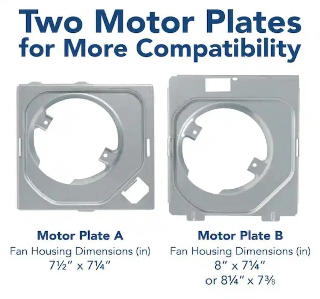Broan-NuTone BKR60 QuicKit Bath Fan Motor with Grille Upgrade Kit 60. CFM 2.5 .