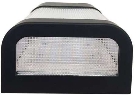 Commercial Electric 19-Watt Black Outdoor Integrated LED Classic Wall Pack Light with Dusk to Dawn Control