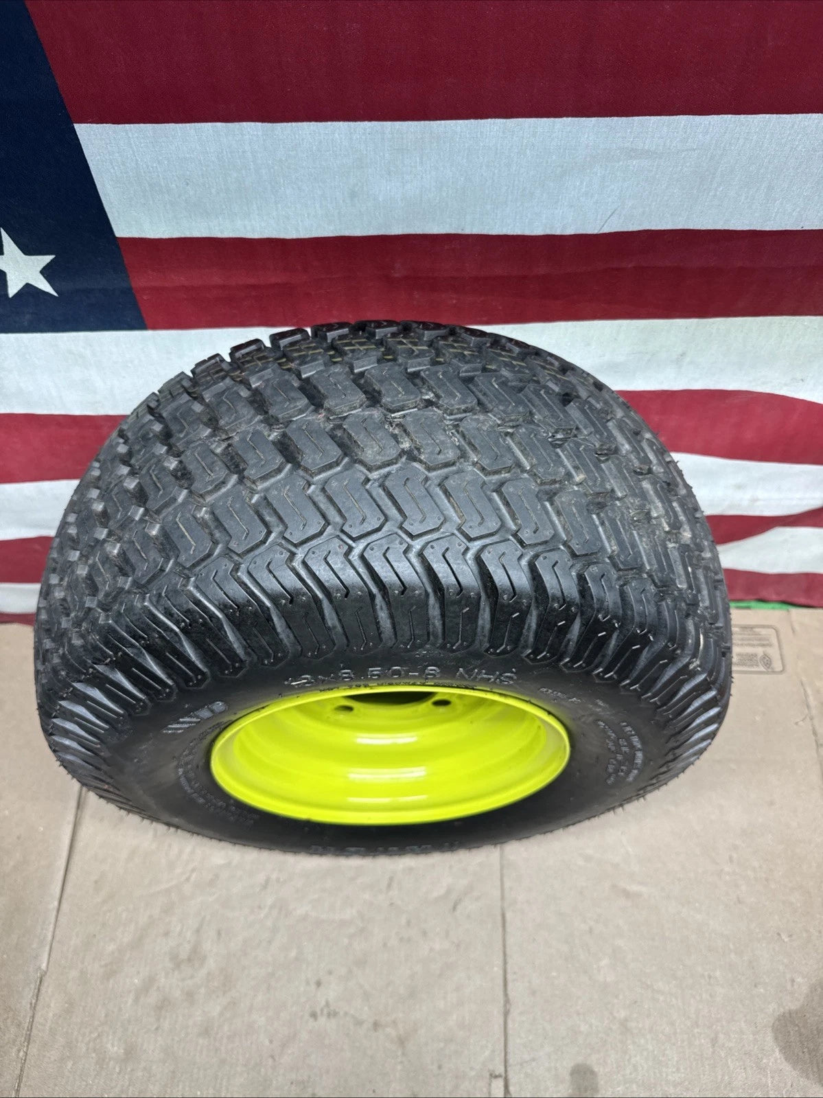 Rear Wheel And Tire For Ryobi Z54Li 80V Zero Turn Lawn Mower