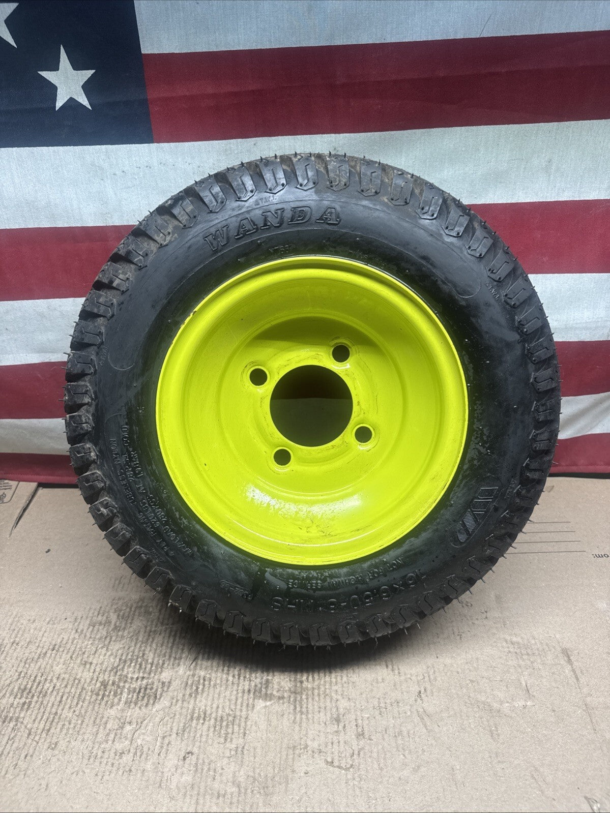 Rear Wheel And Tire For Ryobi Z30Li 80V  Zero Turn Lawn Mower