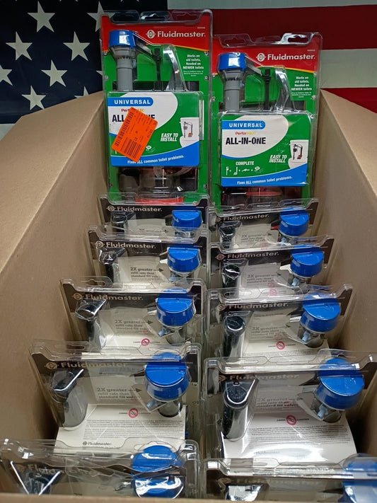 12pk Fluidmaster Universal Complete Toilet Rebuild Repair Kit 10" H 400ARHRK| OB