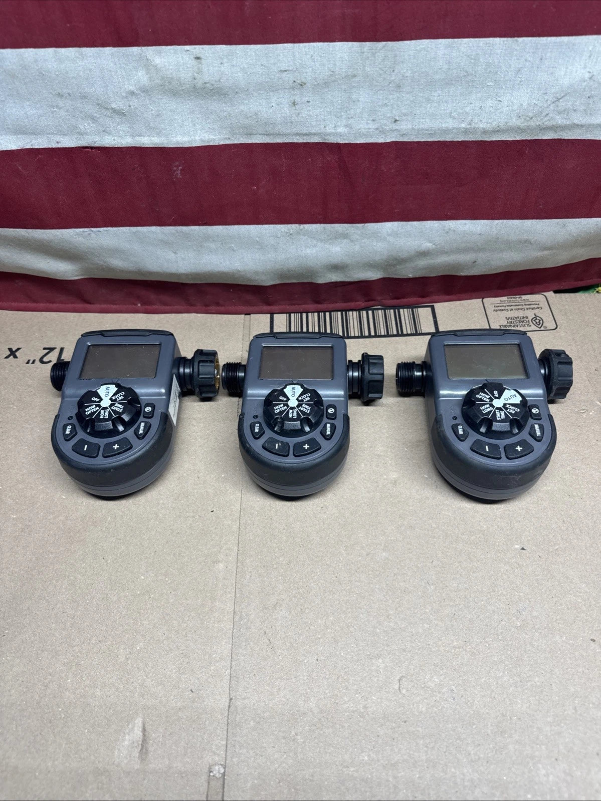 Lot Of 3 Orbit 56619 1-Outlet Hose Faucet Timer