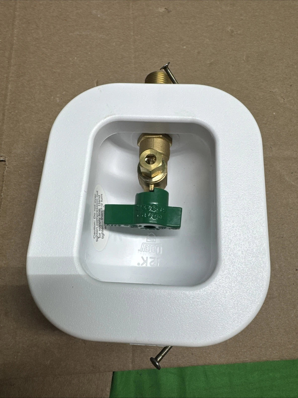 Oatey Commercial Ice Maker Box Brass White 1/2" FIP 39130