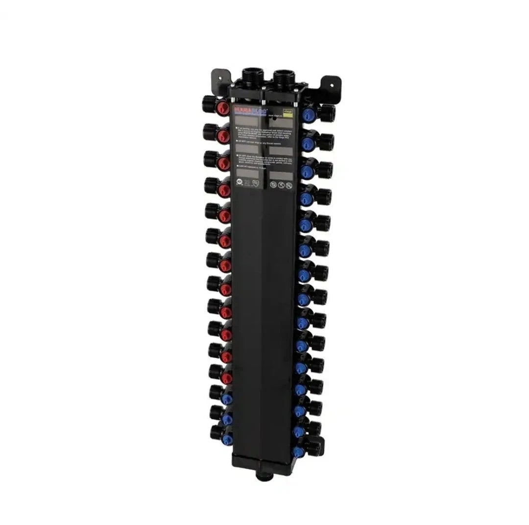 Viega 49625 Manabloc 1/2 in Press x 30 port Polysulfone Manifold 12 Hot 18 Cold