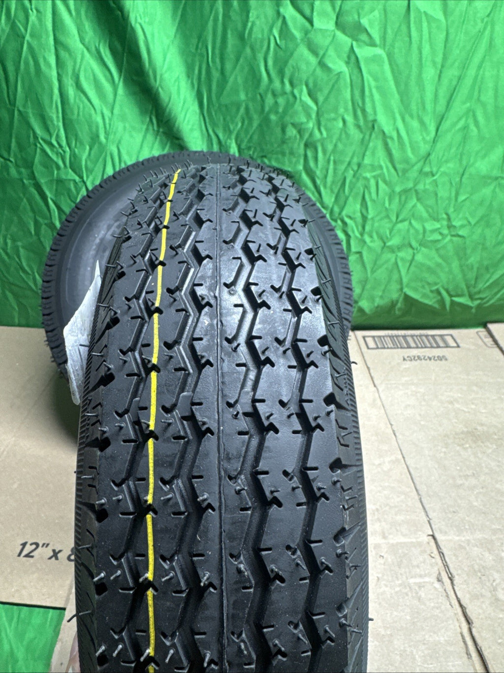 2 Pack 4.80-8 4.80x8 480-8 6PR Tires Trailer Tires with 8" Rims 5 Lug on 4.5"