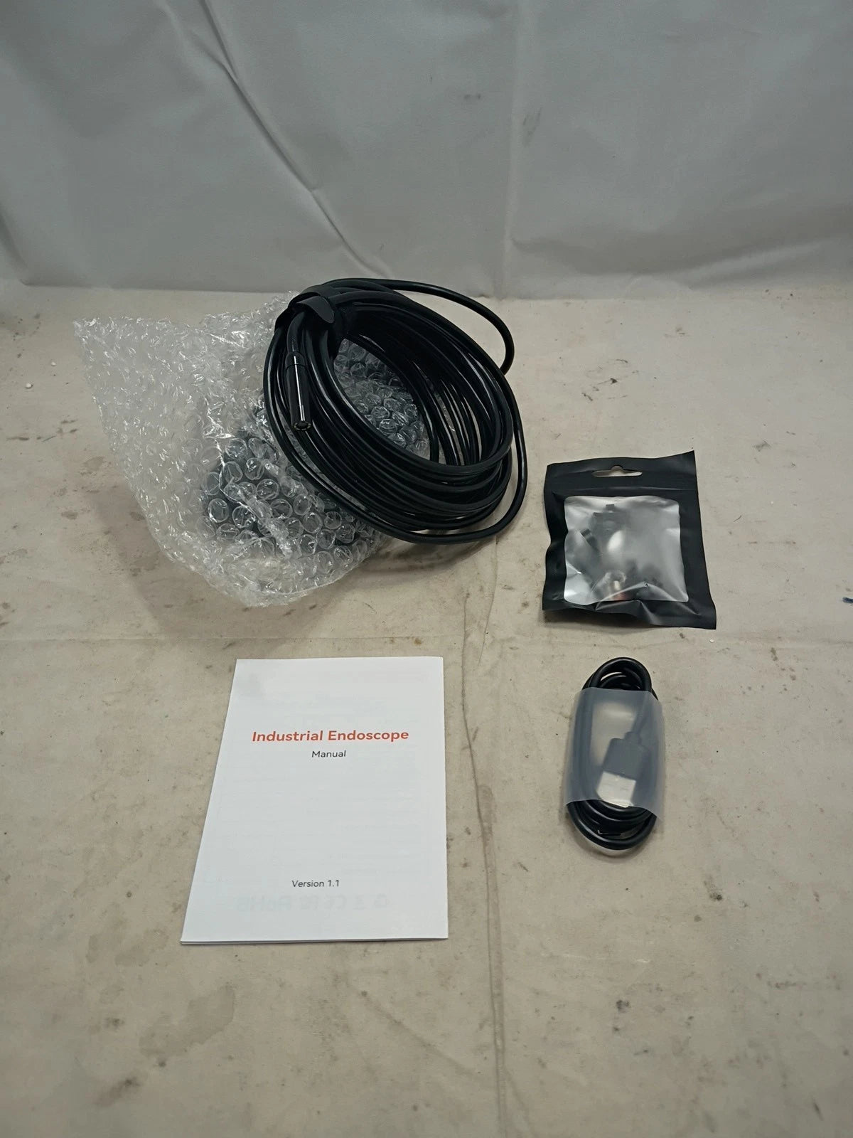 Endoscope Camera with Light, 4.3" Inspection Camera, 1920P HD Borescope NOB